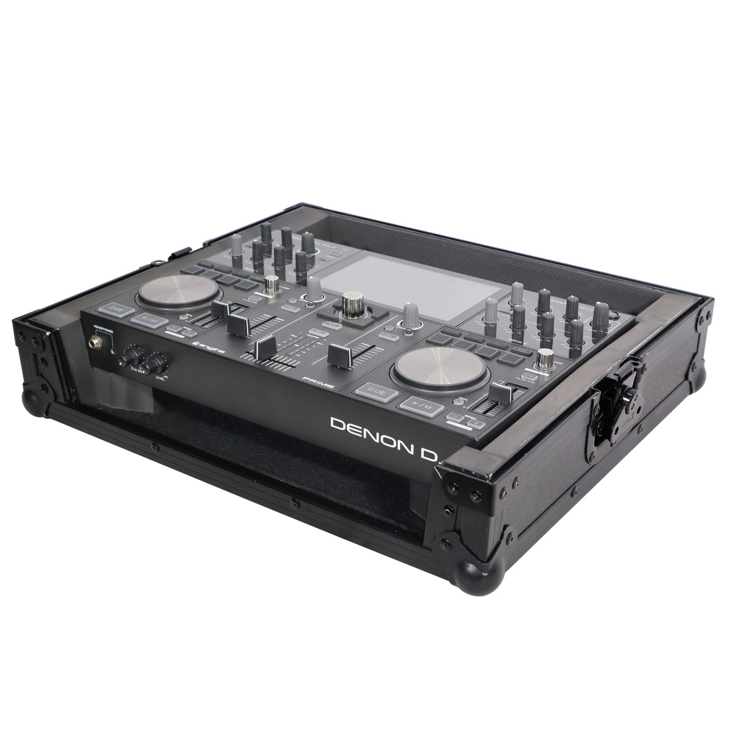 ProX ATA Style Flight Travel Case for Denon DJ Prime Go | Black On Black