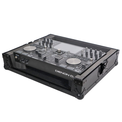 ProX ATA Style Flight Travel Case for Denon DJ Prime Go | Black On Black
