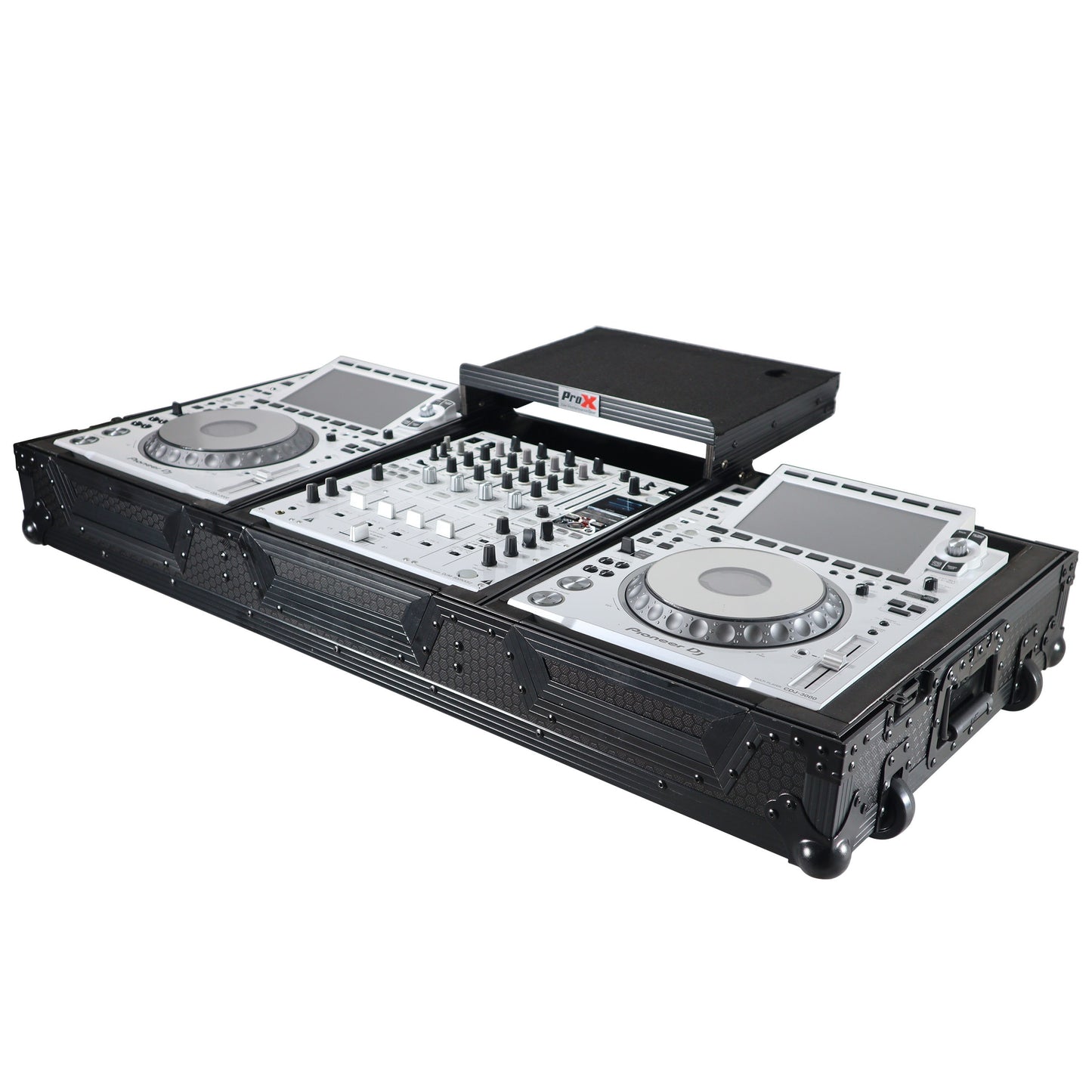 ProX XS-CDM3000WLTBL DJ Coffin Case for Pioneer CDJ-3000 and DJM-900NXS2