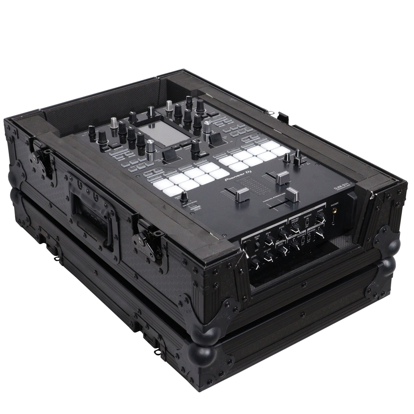 ProX ATA Flight Case for DJ Mixers Universal Road Case | Black | Without Laptop Shelf