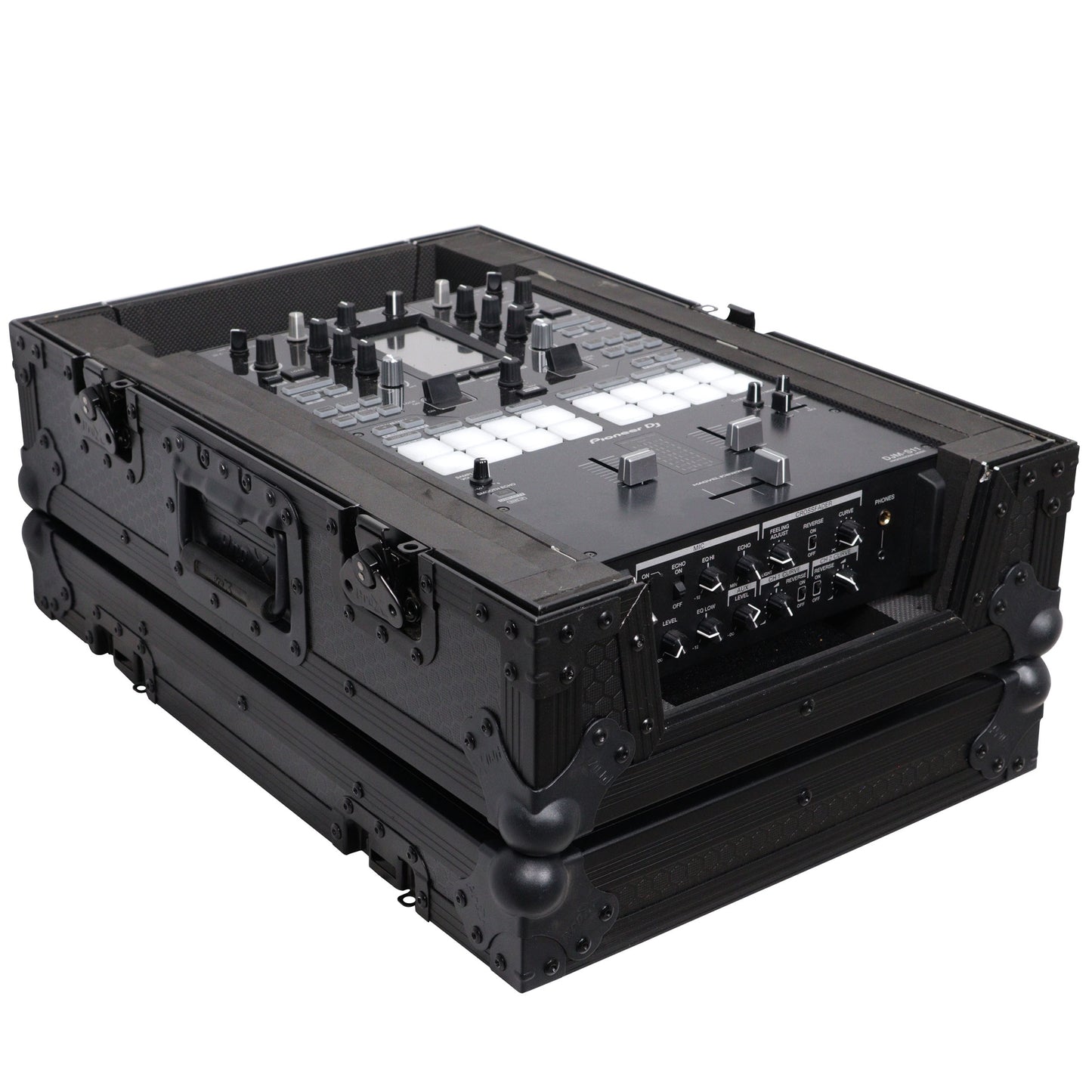 ProX ATA Flight Case for DJ Mixers Universal Road Case | Black | Without Laptop Shelf