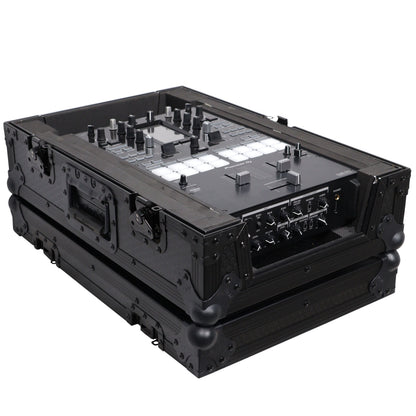 ProX ATA Flight Case for DJ Mixers Universal Road Case | Black | Without Laptop Shelf
