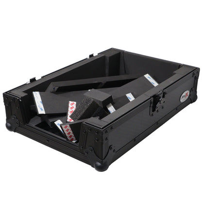 ProX ATA Flight Case for DJ Mixers Universal Road Case | Black | Without Laptop Shelf