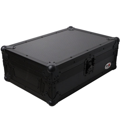 ProX ATA Flight Case for DJ Mixers Universal Road Case | Black | Without Laptop Shelf