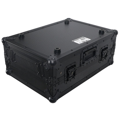 ProX ATA Flight Case for DJ Mixers Universal Road Case | Black | With Laptop Shelf