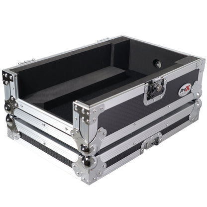 ProX ATA Flight Case for Pioneer DJM-S7 Mixer Gig-Ready Road Case | Without Laptop Shelf | Silver/Black