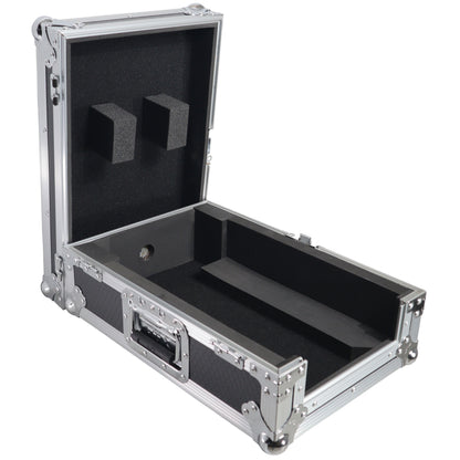 ProX ATA Flight Case for Pioneer DJM-S7 Mixer Gig-Ready Road Case | Without Laptop Shelf | Silver/Black