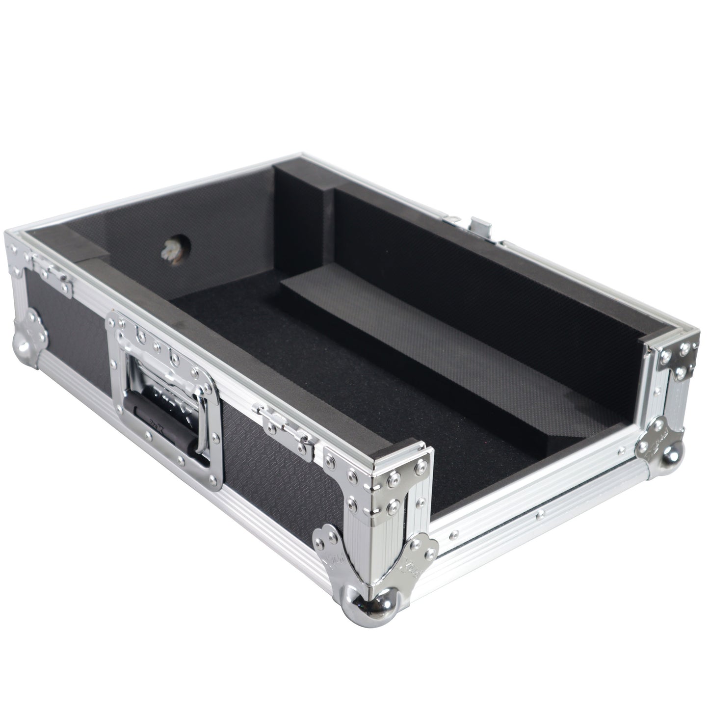 ProX ATA Flight Case for Pioneer DJM-S7 Mixer Gig-Ready Road Case | Without Laptop Shelf | Silver/Black