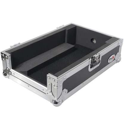 ProX ATA Flight Case for Pioneer DJM-S7 Mixer Gig-Ready Road Case | Without Laptop Shelf | Silver/Black