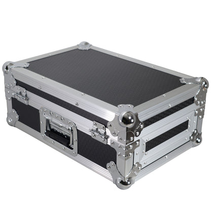 ProX ATA Flight Case for Pioneer DJM-S7 Mixer Gig-Ready Road Case | Without Laptop Shelf | Silver/Black