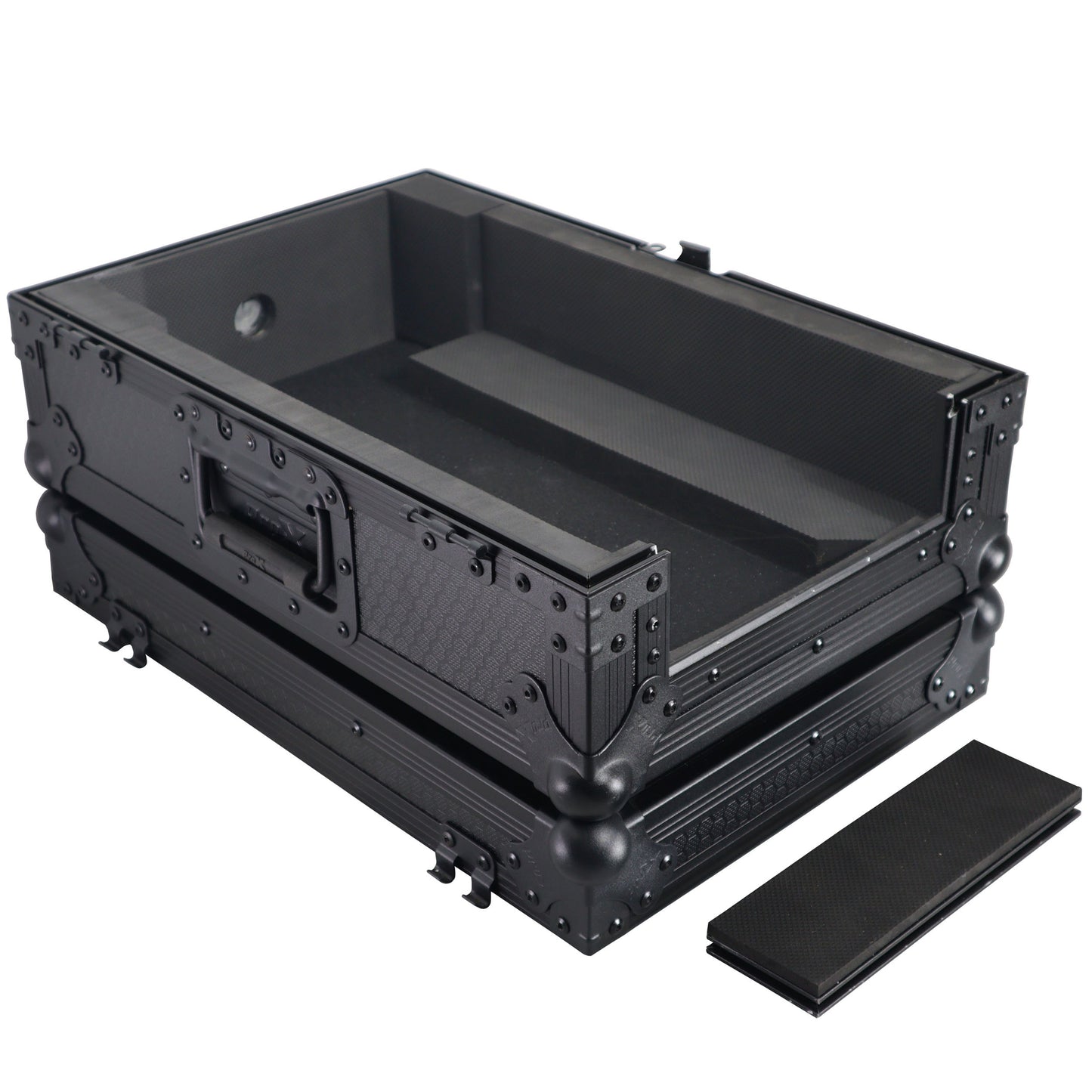 ProX ATA Flight Case for Pioneer DJM-S7 Mixer Gig-Ready Road Case | Without Laptop Shelf | Black/Black