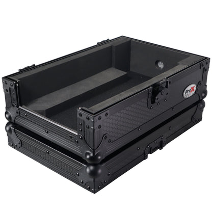 ProX ATA Flight Case for Pioneer DJM-S7 Mixer Gig-Ready Road Case | Without Laptop Shelf | Black/Black