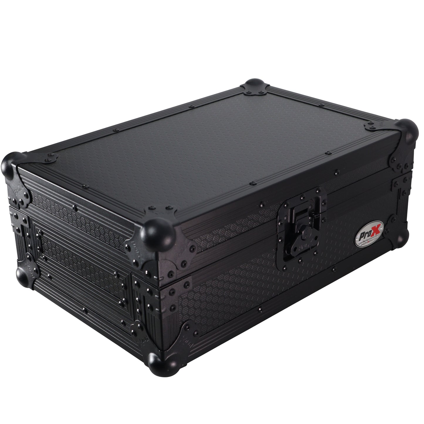 ProX ATA Flight Case for Pioneer DJM-S7 Mixer Gig-Ready Road Case | Without Laptop Shelf | Black/Black