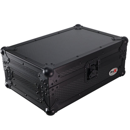 ProX ATA Flight Case for Pioneer DJM-S7 Mixer Gig-Ready Road Case | Without Laptop Shelf | Black/Black