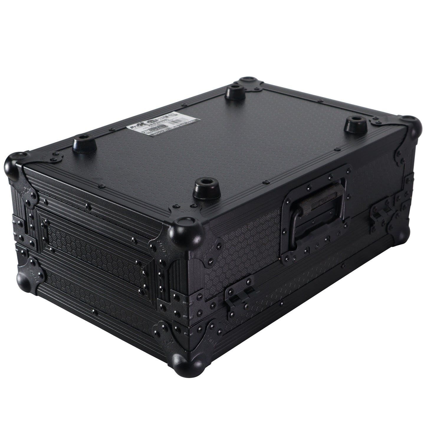 ProX ATA Flight Case for Pioneer DJM-S7 Mixer Gig-Ready Road Case | Without Laptop Shelf | Black/Black