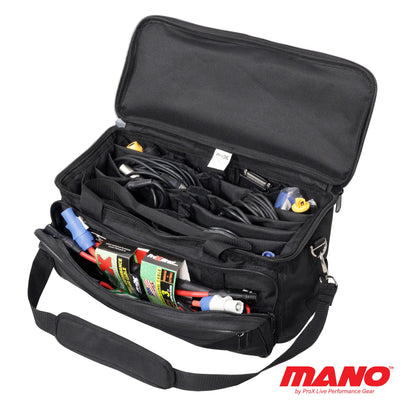 ProX MANO Utility Carry Bag With Dividers For AV Gear | Standard