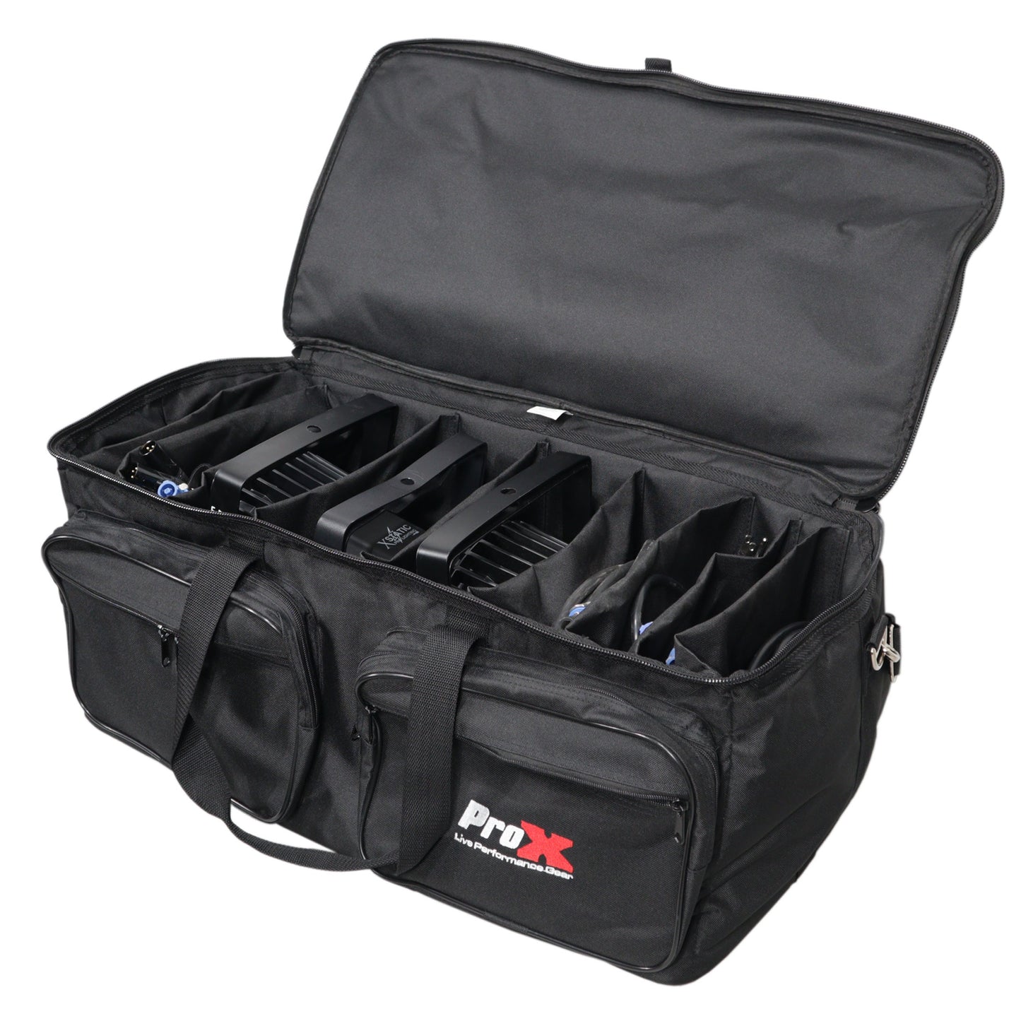 ProX MANO Utility Carry Bag With Dividers For AV Gear | Large
