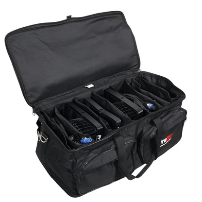 ProX MANO Utility Carry Bag With Dividers For AV Gear | Large