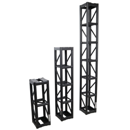 ProX BoltX Professional Box Truss Segment 12" Bolted Aluminum | 3 ft | Black