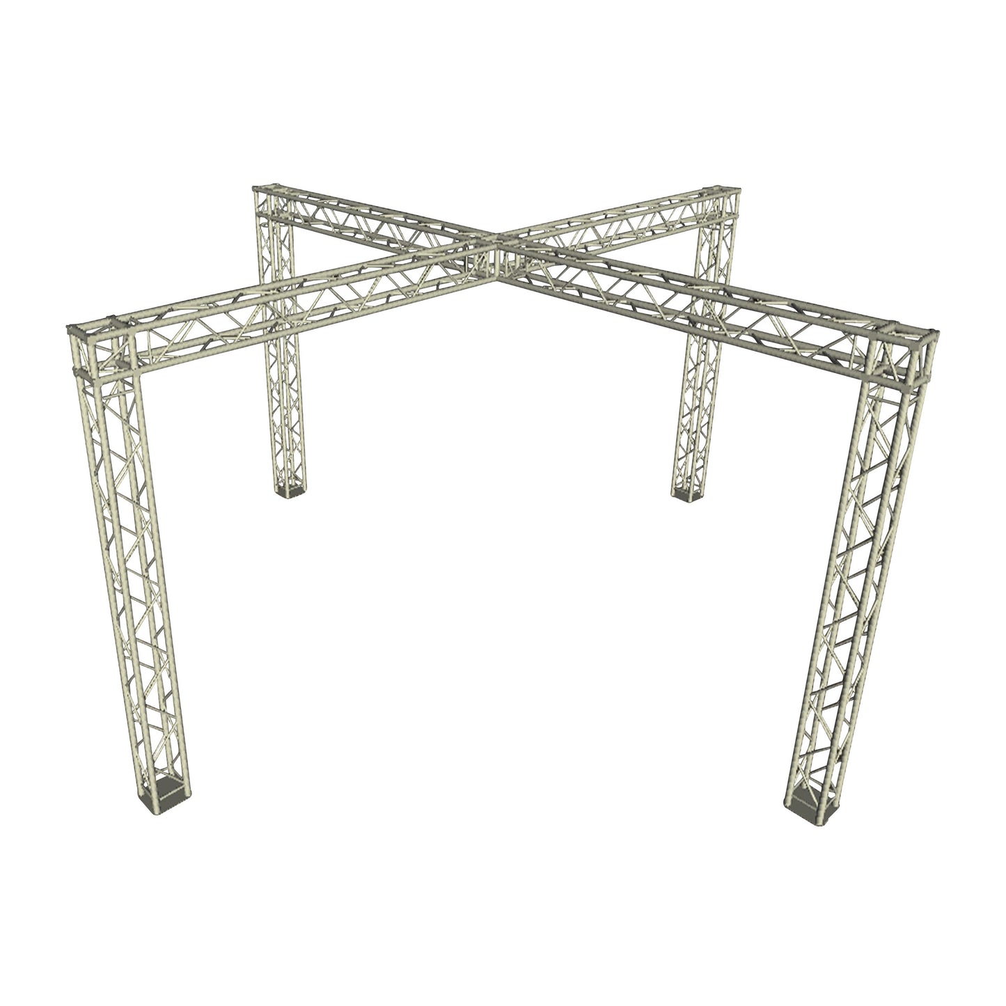 ProX Exhibition Module Stand Truss Package F34 Aluminum Truss System | 23 ft W x 23 ft L x 11 ft H