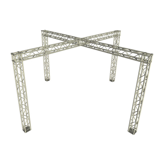 ProX Exhibition Module Stand Truss Package F34 Aluminum Truss System | 23 ft W x 23 ft L x 11 ft H