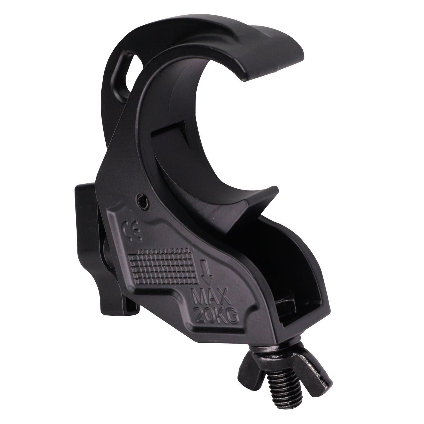 ProX T-C16H-BLK Aluminum Hook M10 Truss Clamp Black