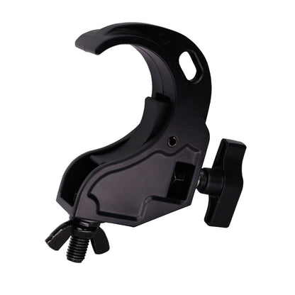 ProX T-C16H-BLK Aluminum Hook M10 Truss Clamp Black