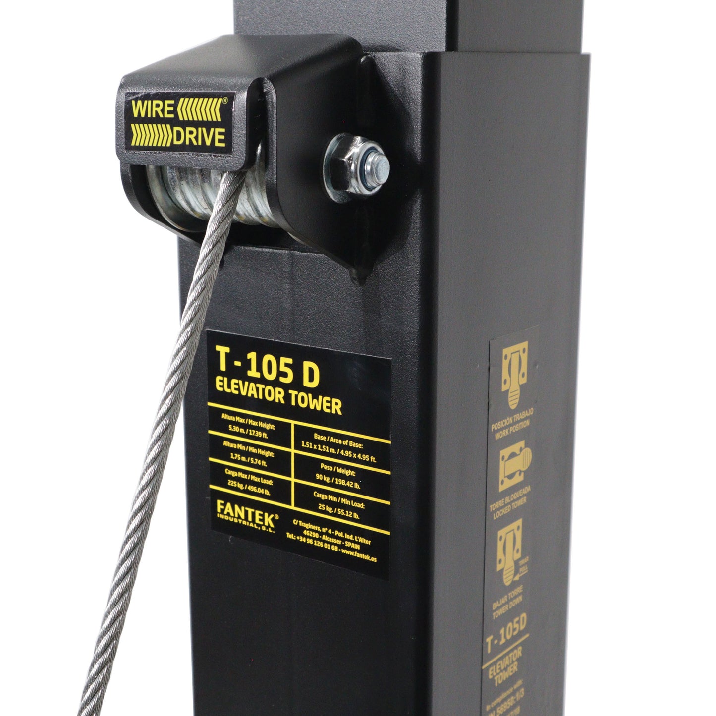 ProX XTF-T105D Top Loading Steel Lifting Tower For Live Events