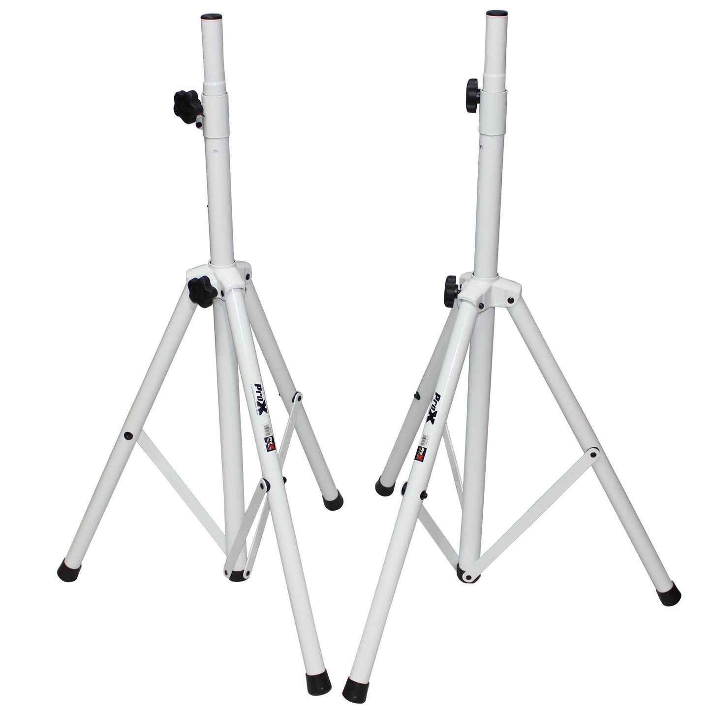 ProX Heavy Duty Speaker Tripod Stand | Set of 2 With Bag | 180 lb | 44"-84"