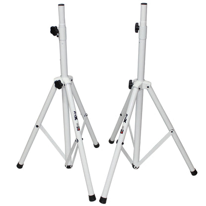 ProX Heavy Duty Speaker Tripod Stand | Set of 2 With Bag | 180 lb | 44"-84"