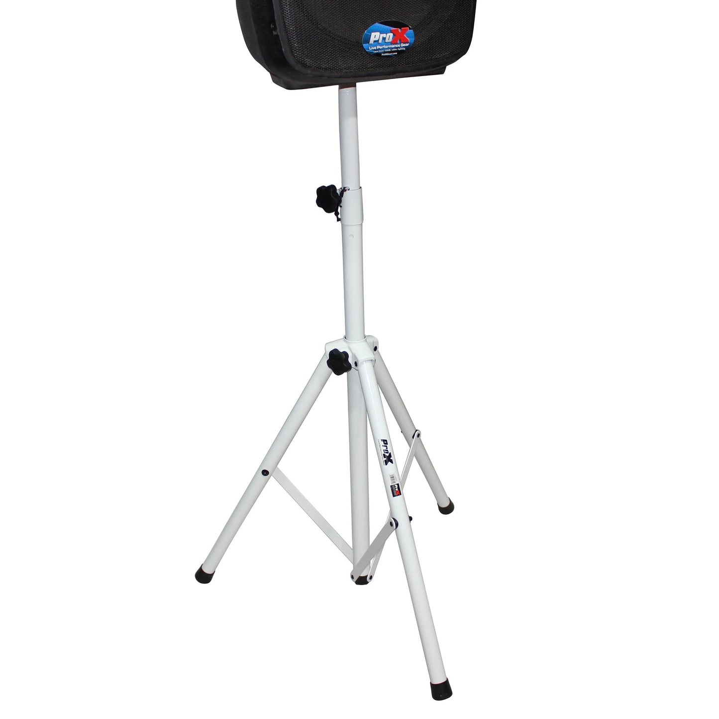 ProX Heavy Duty Speaker Tripod Stand | Set of 2 With Bag | 180 lb | 44"-84"