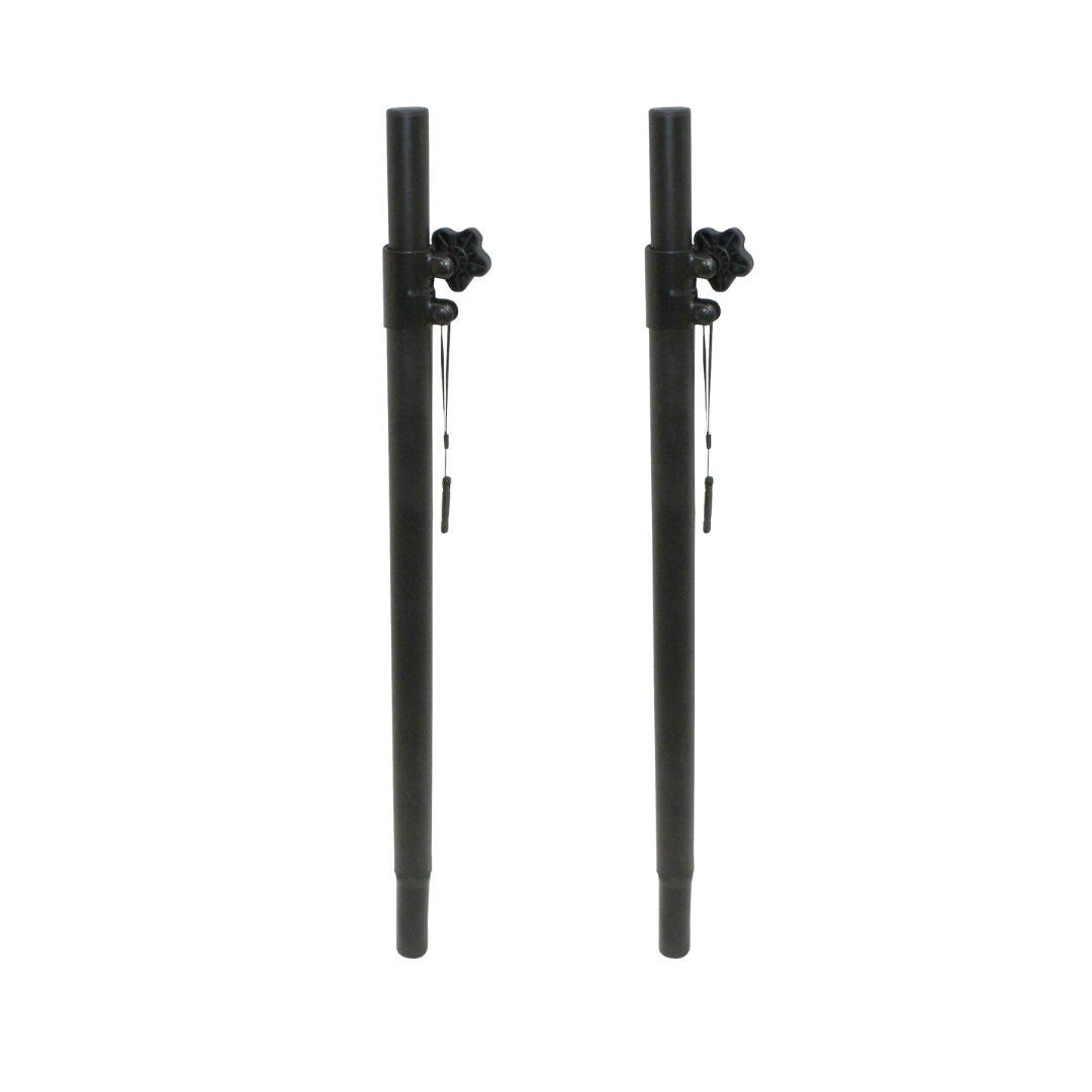 ProX Subwoofer Speaker Pole Adjustable Steel M20 and 1 3/8" Mount | 2-Pack