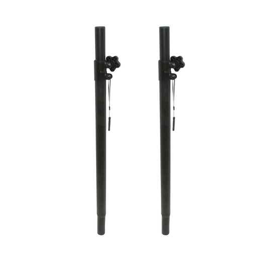 ProX Subwoofer Speaker Pole Adjustable Steel M20 and 1 3/8" Mount | 2-Pack
