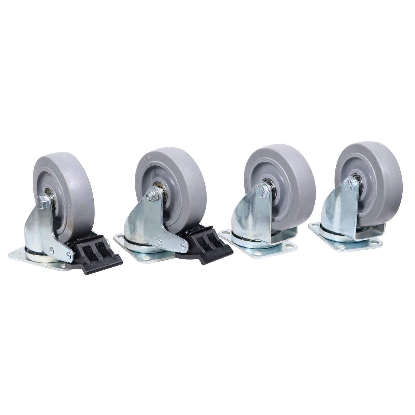 ProX Industrial Grade Caster Wheels for ATA Cases | 4 inch | 3.75 x 2.5 in. | Set of 4