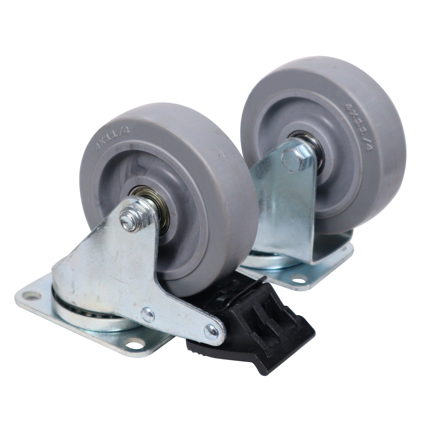 ProX Industrial Grade Caster Wheels for ATA Cases | 4 inch | 3.75 x 2.5 in. | Set of 4