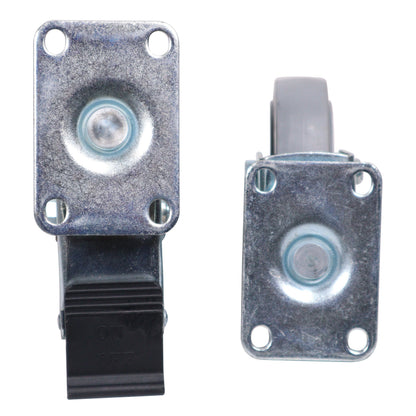 ProX Industrial Grade Caster Wheels for ATA Cases | 4 inch | 3.75 x 2.5 in. | Set of 4