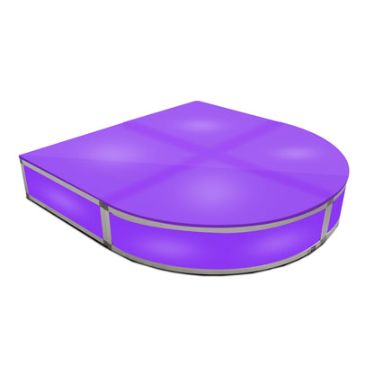 ProX XSA-2X2-8QR Lumo Stage Acrylic Platform Riser