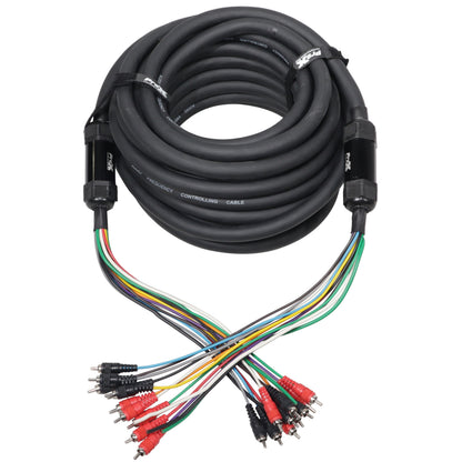 ProX RCA and Power Cable for Marine and Car Audio Medusa Style | 50 ft