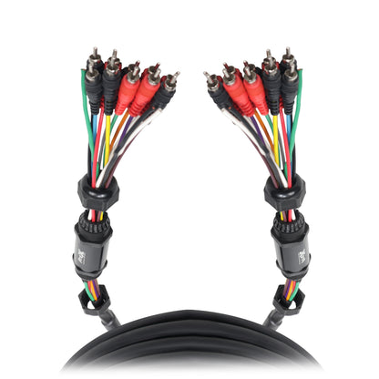 ProX RCA and Power Cable for Marine and Car Audio Medusa Style | 100 ft