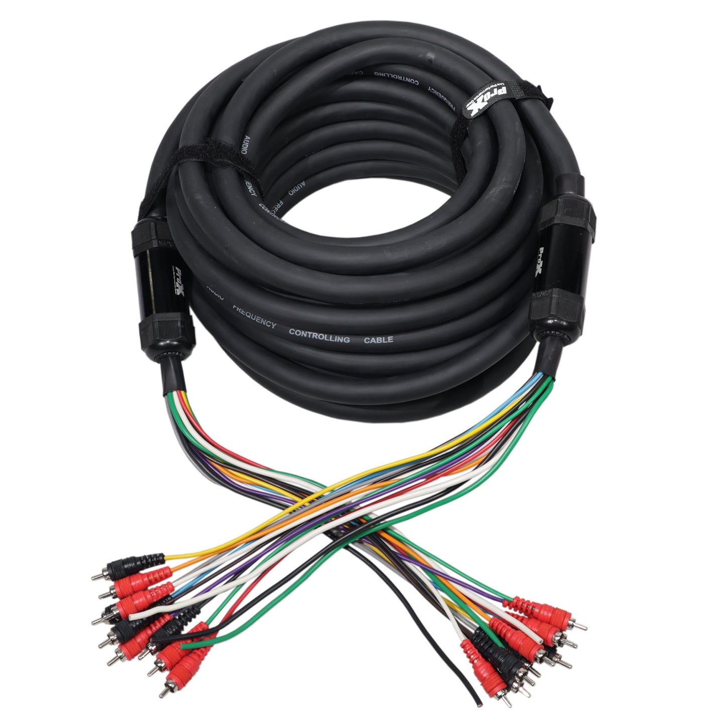 ProX RCA and Power Cable for Marine and Car Audio Medusa Style | 100 ft