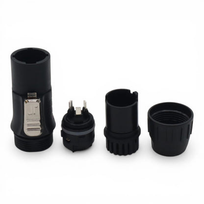 ProX Waterproof Power Twist Connectors 3-Pin AC True Power | Male | Plug