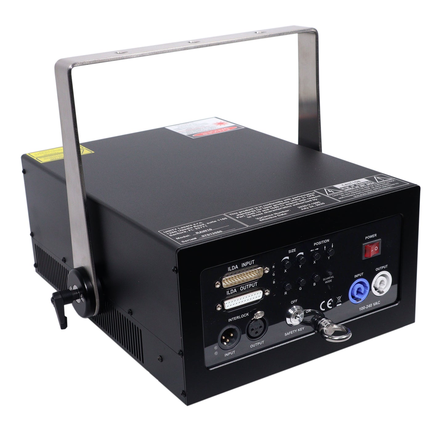 ProX Unity RAW RGB Laser Projector System DMX ILDA | 10 Watt