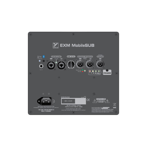 Yorkville EXM-Mobile-Sub Portable Battery Powered Subwoofer detail