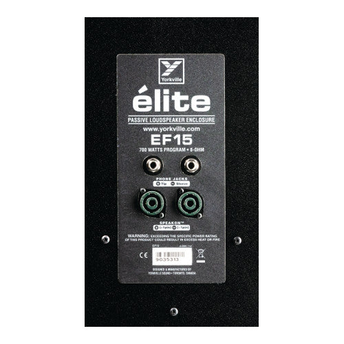 Yorkville EF15 15-Inch Passive Speaker back