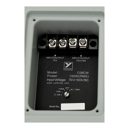 Yorkville C08CW 8-Inch IP56 Waterproof Installation Speaker detail