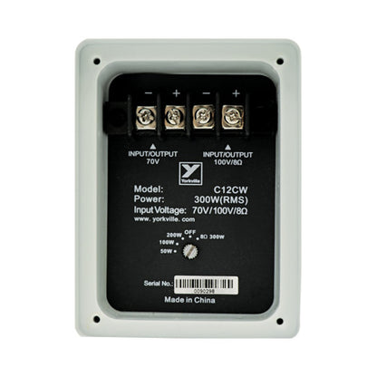 Yorkville C12CW 12-Inch IP56 Waterproof Installation Speaker detail