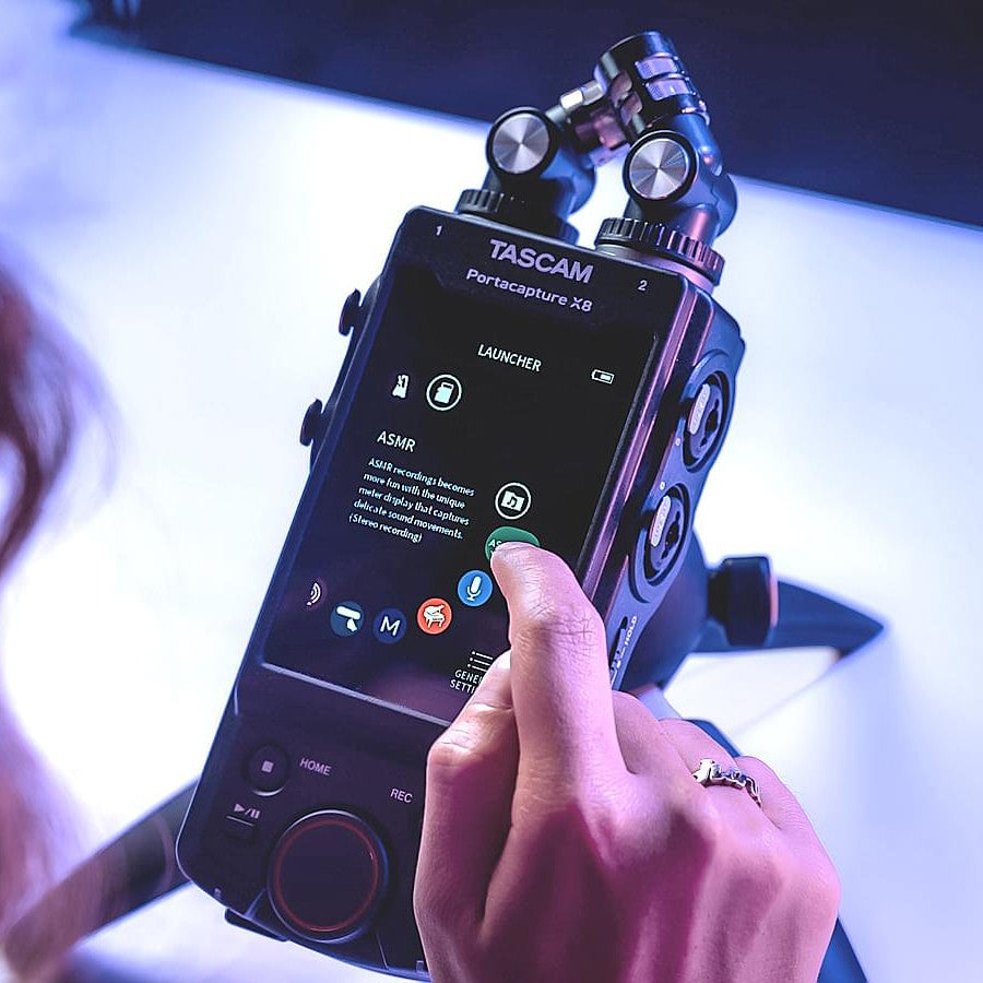 TASCAM Portacapture X8 Multi-Track Handheld Recorder – SoundPro