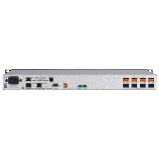 Biamp TesiraFORTE AVB VT4 Fixed I/O DSP – SoundPro