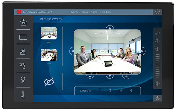 Q-SYS TSC-101-G3 High Definition Touch Screen Controller