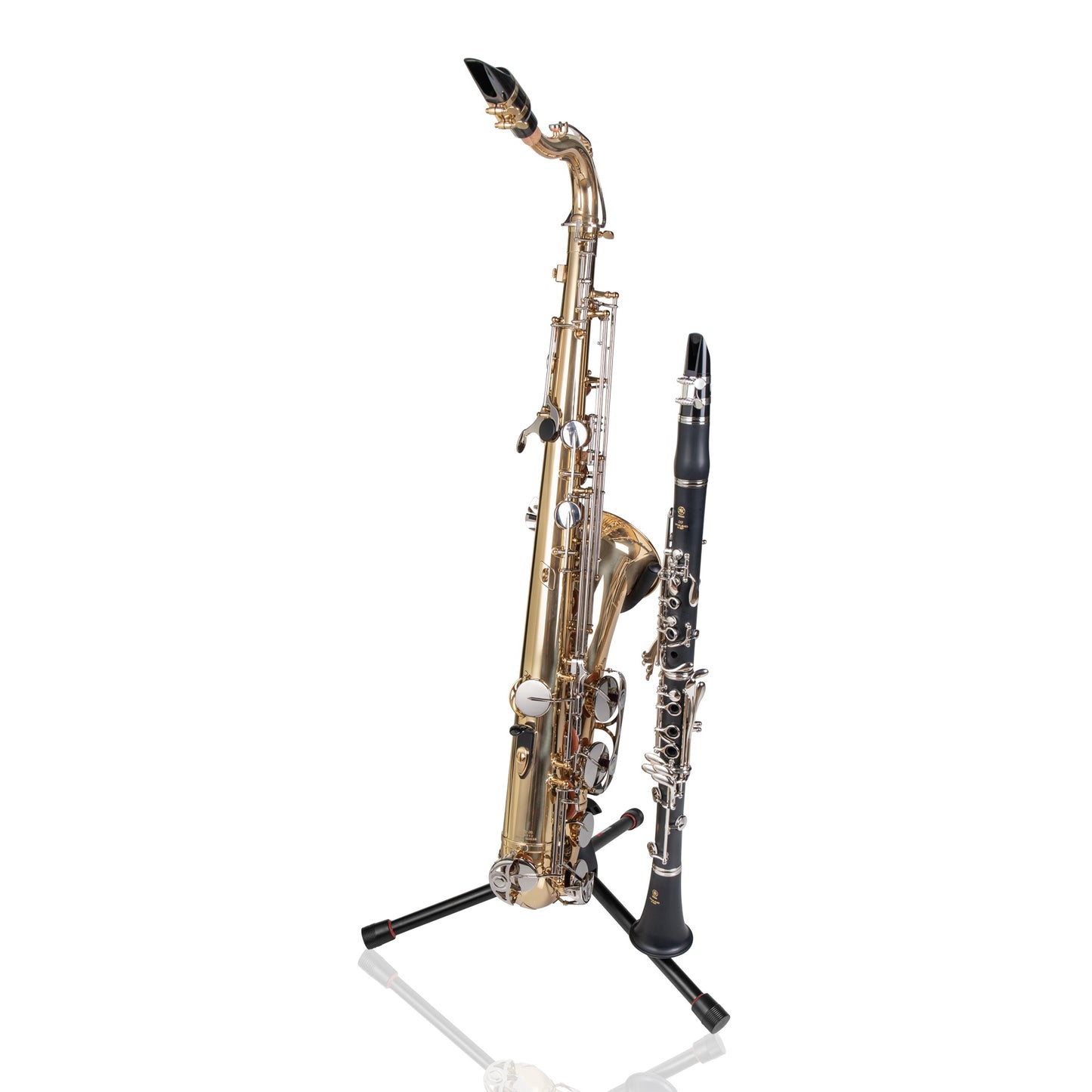 Gator GFW-BNO-SAXFLU Tripod Stand For Alto Tenor Sax With Flute Peg